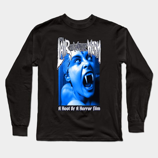 A Hoot Of A Horror Film Long Sleeve T-Shirt by The Dark Vestiary